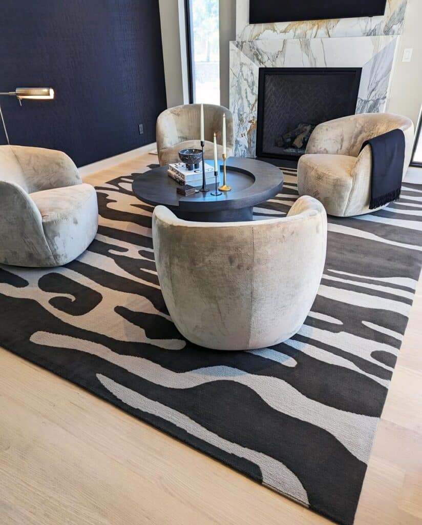 Residential wool rug by Jamie Stern Carpets