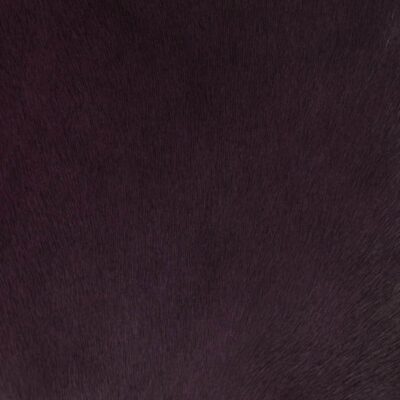 eggplant purple hair on hide leather