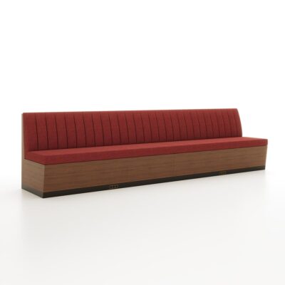 Lake Street customizable banquette by Jamie Stern Furniture