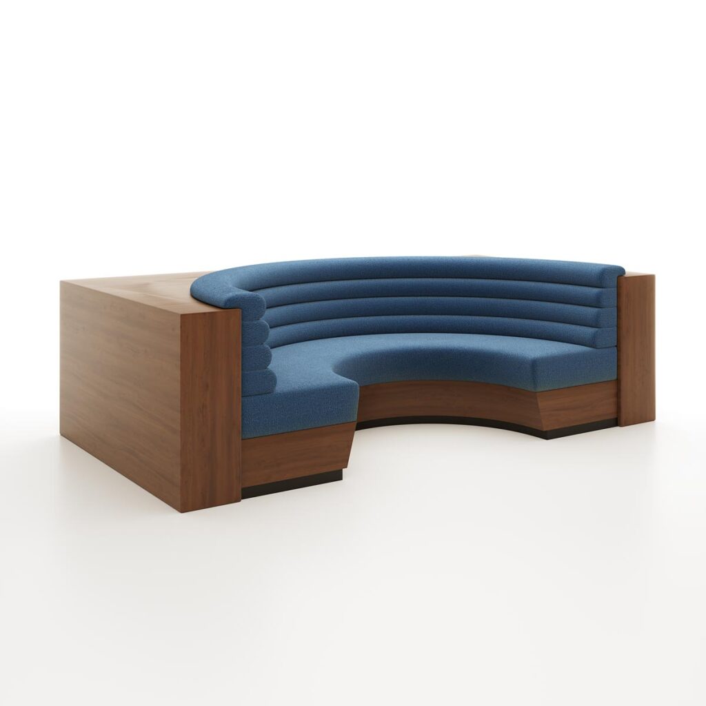 Upholstered in Cooper Chenille Icebreaker