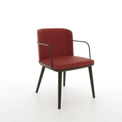 Levi metal framed ding chair by Jamie Stern Furniture