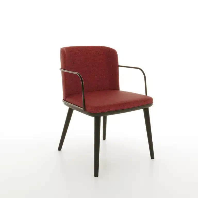 Levi metal framed ding chair by Jamie Stern Furniture