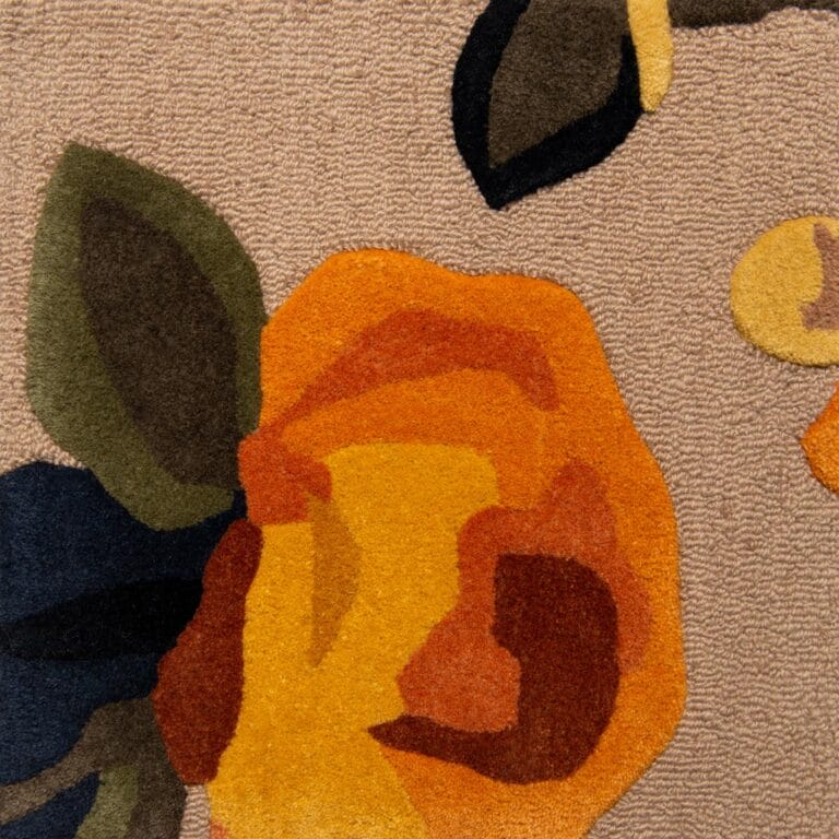 Bethel floral rug design by Jamie Stern Carpets