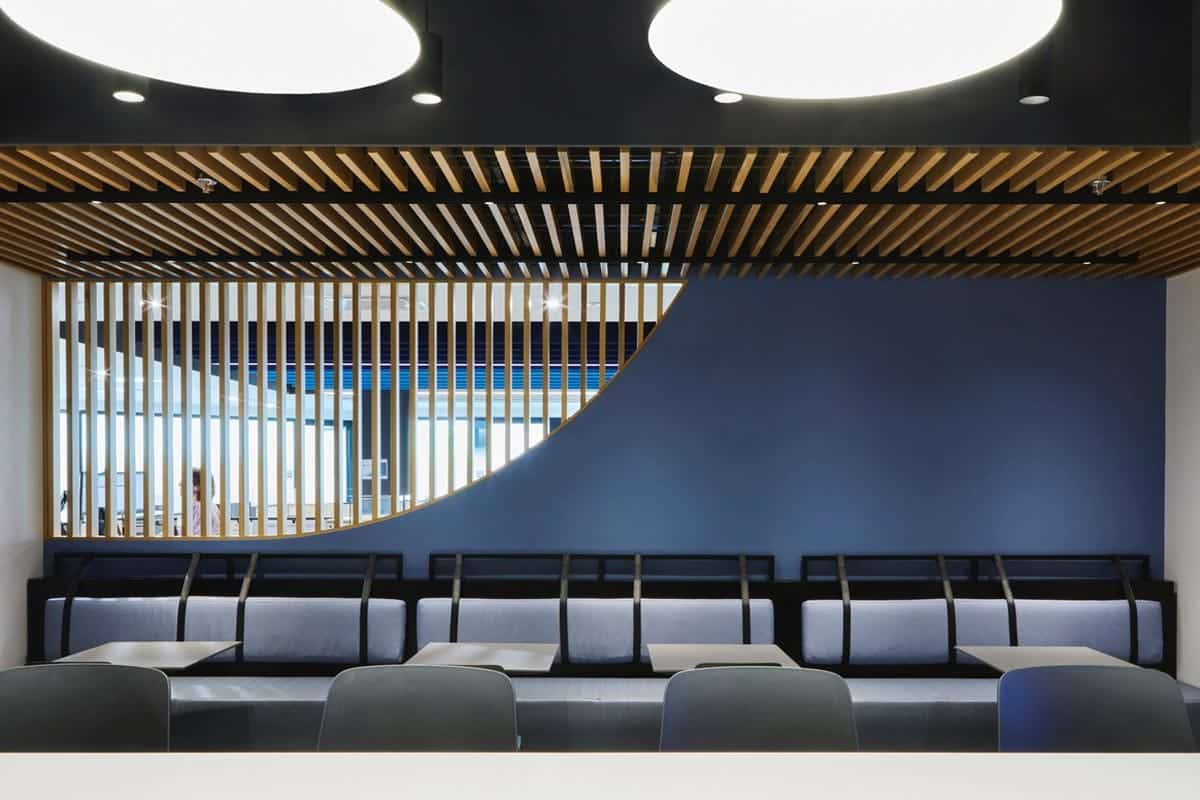corporate banquettes by Jamie Stern Furniture