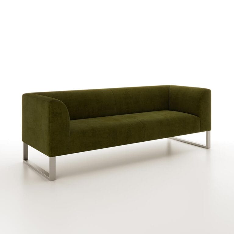 Thorne metal leg sofa by Jamie Stern Furniture