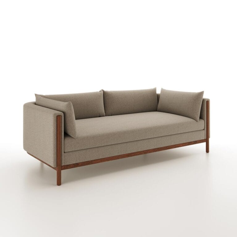 Bain rounded corner sofa
