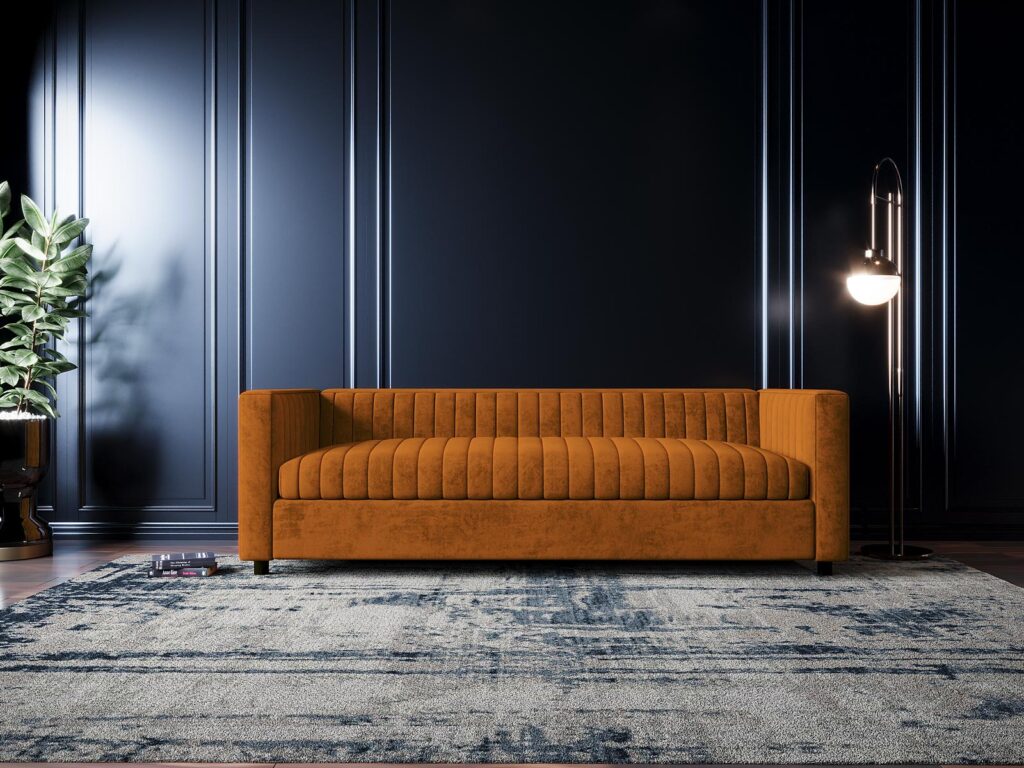 Shown with Haphazard area rug