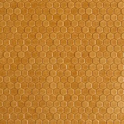 Jamie Stern's new Honeycomb leather blends the rich tactility of pull-up leather with unparalleled embossing precision. The tight hexagon pattern subtly juxtaposes the leather's pure aniline finish and mottled coloration to create a buzzworthy upholstery product suitable for all manner of projects.