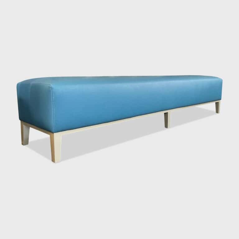 Alphie Bench with tight waterfall seat