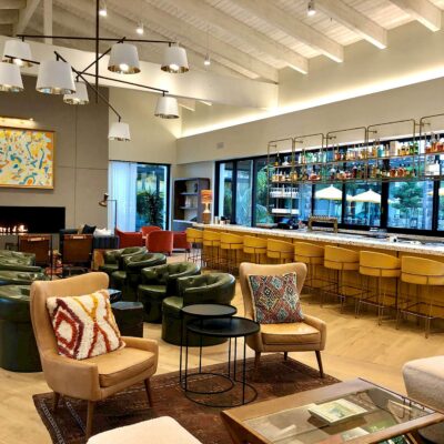 FLOAT Commercial Barstools by Jamie Stern at the Town & Country Resort San Diego