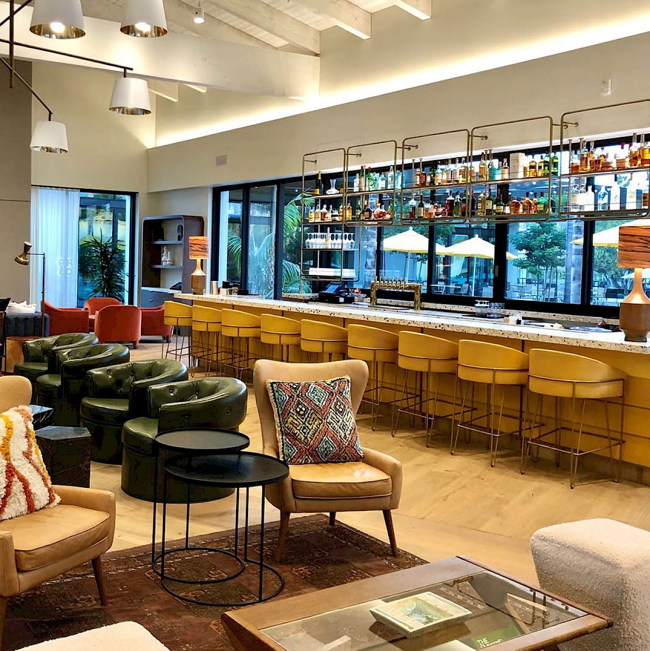 FLOAT Commercial Barstools by Jamie Stern at the Town & Country Resort San Diego