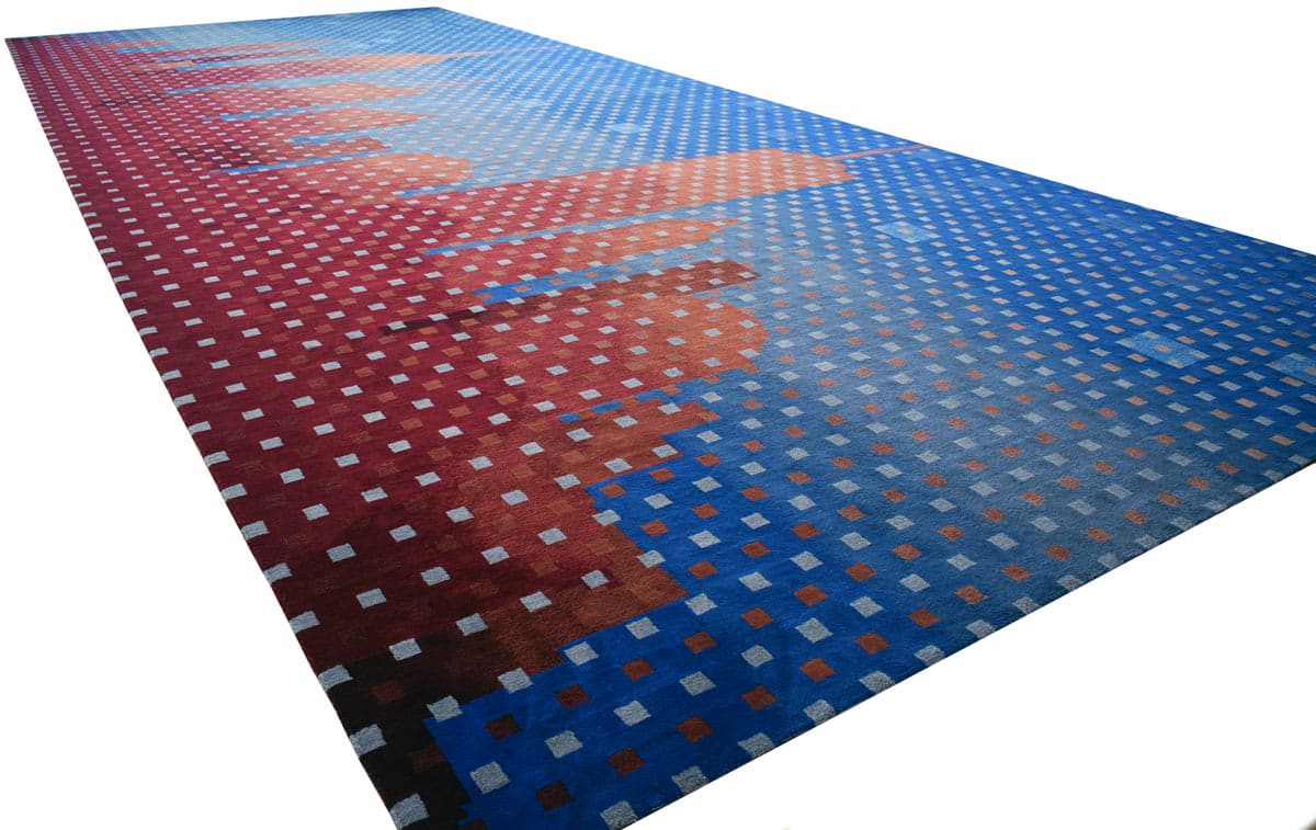 New York City Skyline rug by Jamie Stern