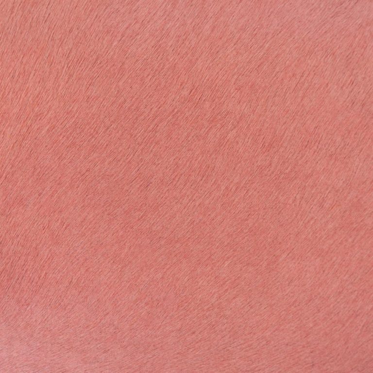 luxurious retro pink hair on hide leather