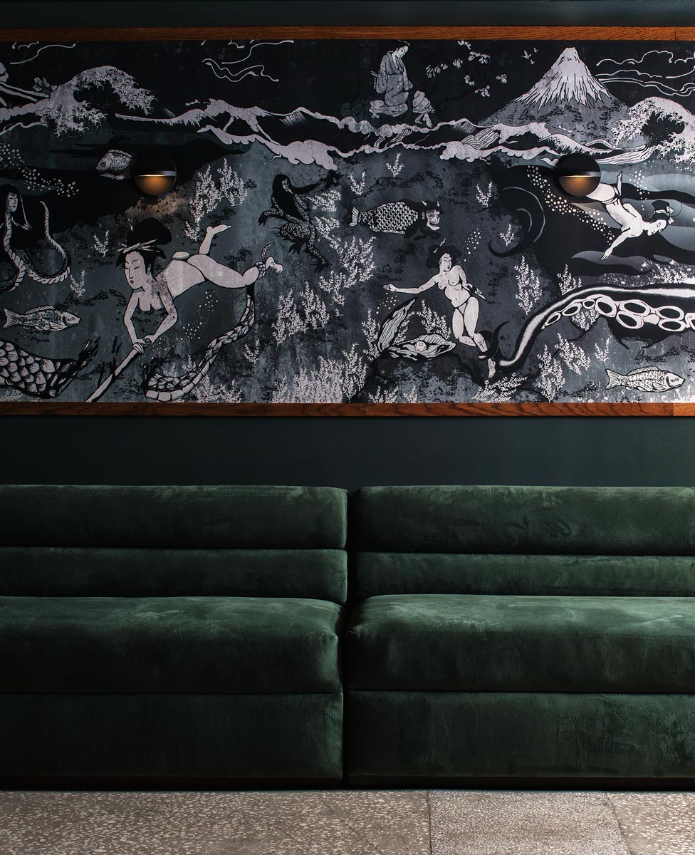 Ichicoro Ane Restaurant custom banquettes