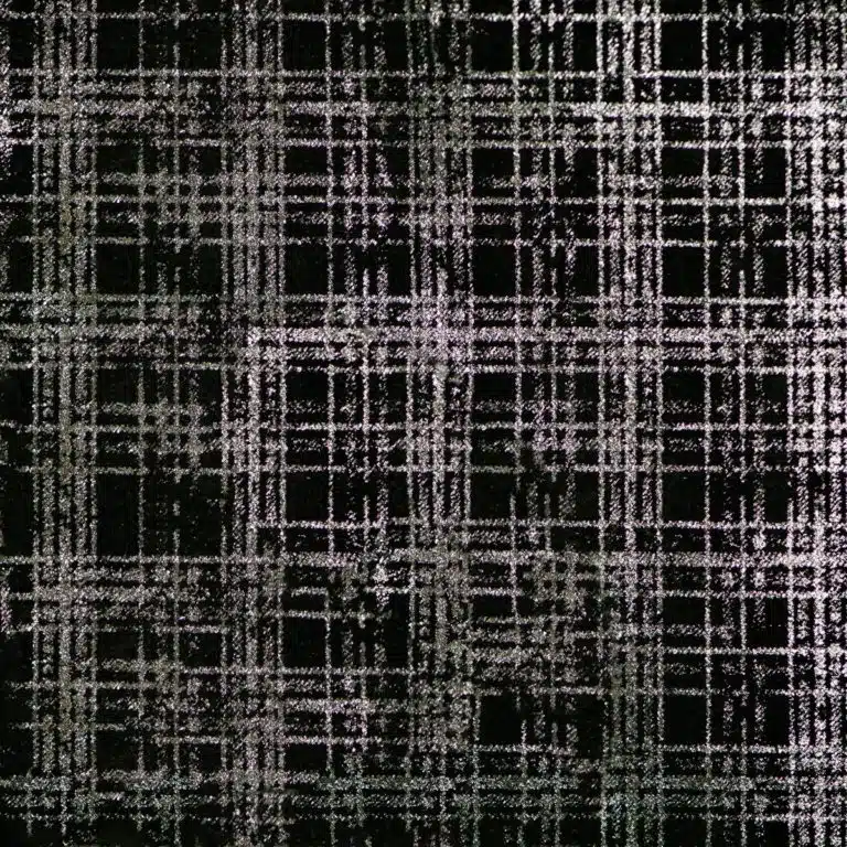Plaid Pewter on Black