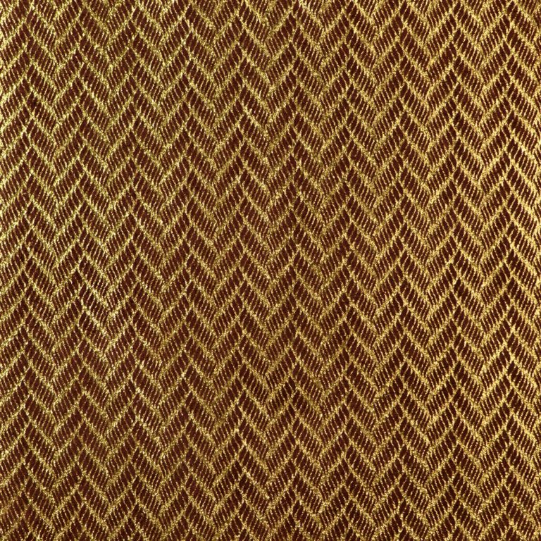 Herringbone Gold on Burgundy