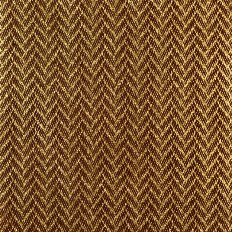Herringbone Gold on Burgundy