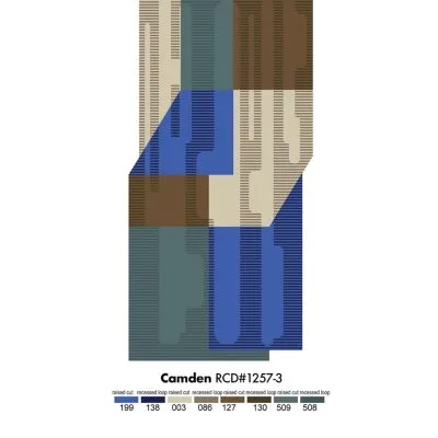 Camden rug design rendering by Jamie Stern