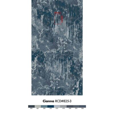 Cianna Organic Rug Design Rendering