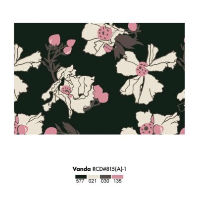 Vanda floral rug design by Jamie Stern Carpets
