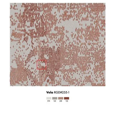 Vela by Jamie Stern is an organic rug design made from 100% New Zealand wool.