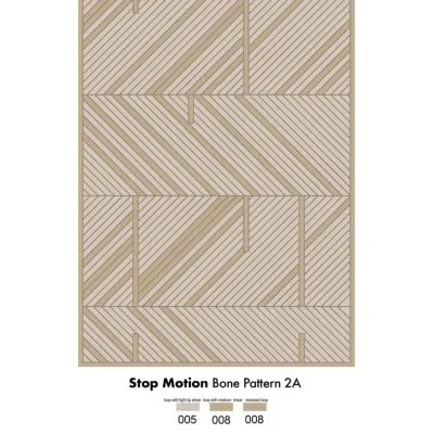 The Stop Motion cream hand tufted rug is part of the Stria Collection by Dutch East Design. A collection of artisan handmade rugs.