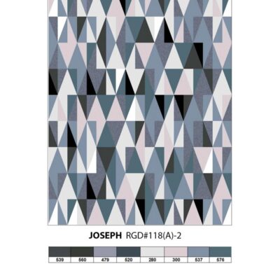 Joseph Geometric rug by Jamie Stern Carpet