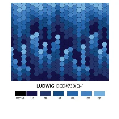 Ludwig Geometric rug by Jamie Stern Carpet