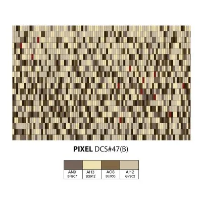 Pixel Geometric rug by Jamie Stern Carpet